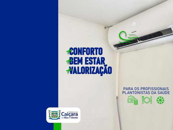Instalação de ar condicionado em diversos ambientes do estabelecimentos de saúde do município.